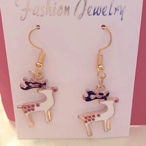 Reindeer Dangle Earrings
